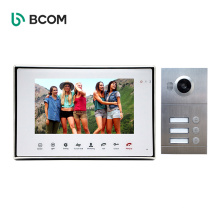 Sistema de teléfono video multifamiliar de la puerta de la venta caliente 2018 con la memoria de la foto del visitante